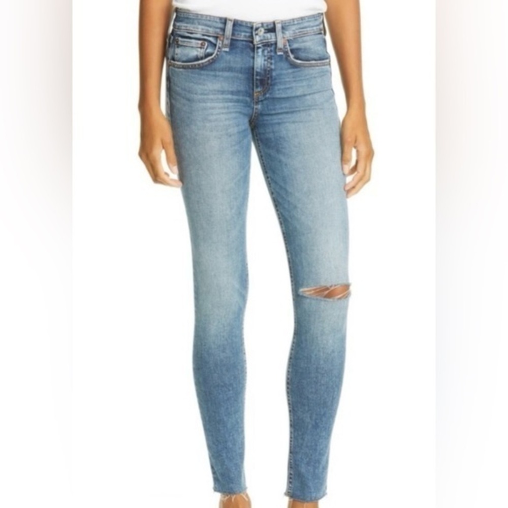 Rag & Bone •  Cate Mid Rise Skinny Jeans size 25